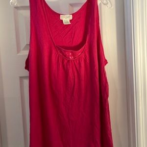 Plus size tank top from Maurices with a pop of sequence